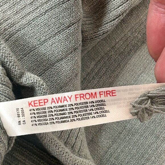 Anthropologie Daily Practice Ribbed Sweater Midi Dress 2X Sleeveless Knit Maxi - Picture 13 of 16